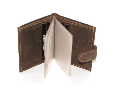 Візитниця DNK Leather DNK TW-04-MH BROWN Візитниця DNK Leather DNK TW-04-MH BROWN
